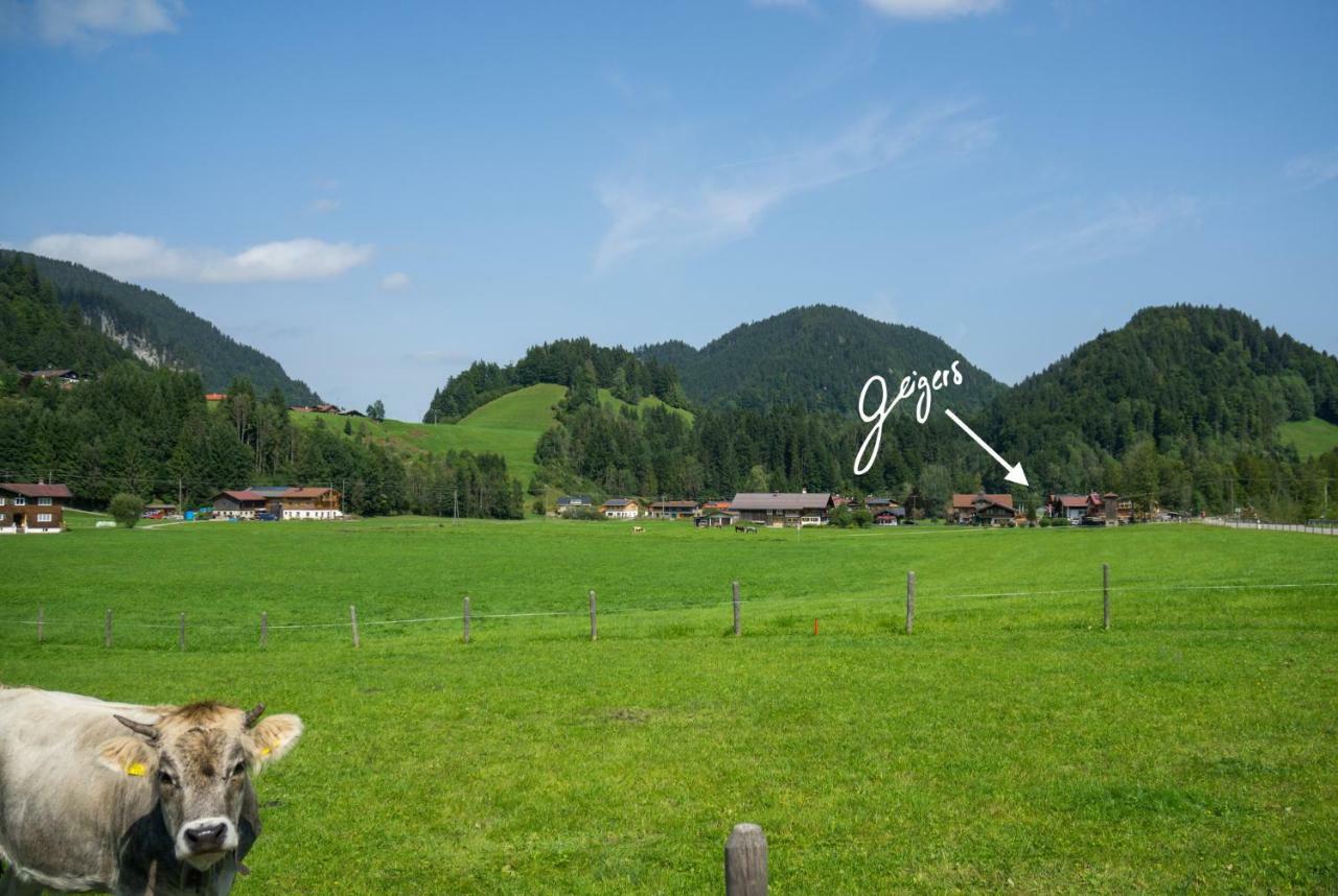 Geigers Ferienhaus Tiefenbach bei Oberstdorf ภายนอก รูปภาพ